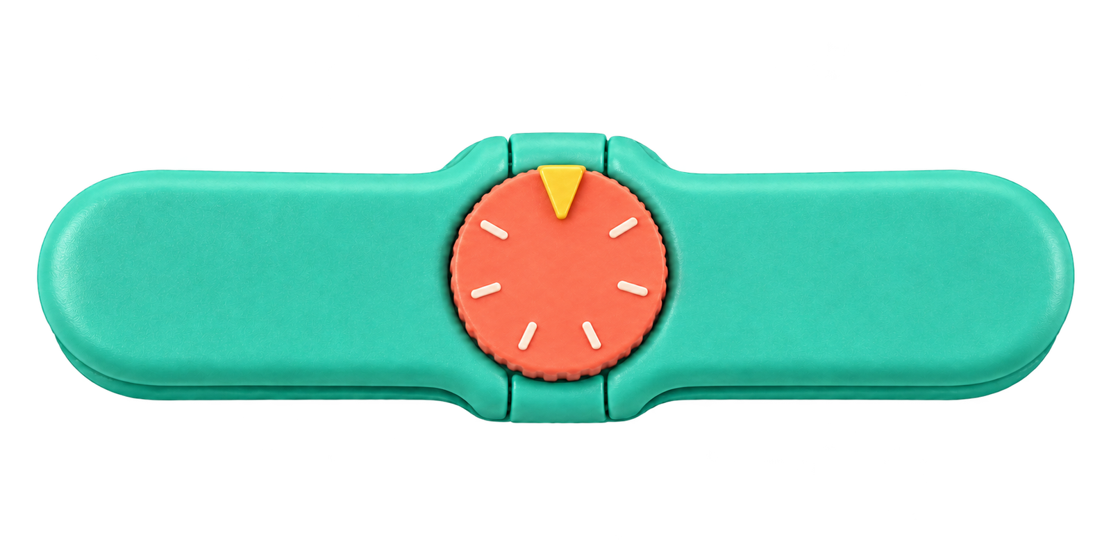 VERSKLIK van boven gezien met zeven standen rond de draairing.